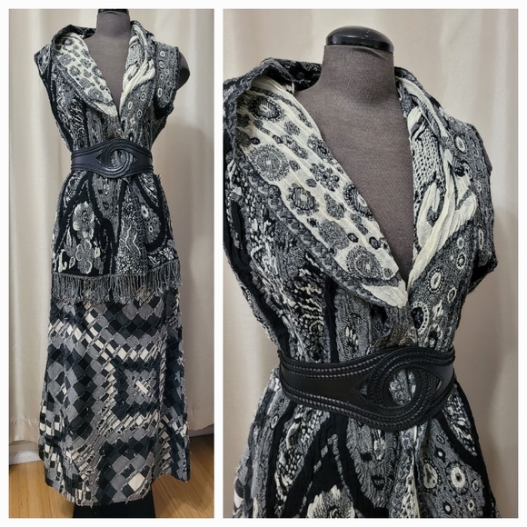 ITALIAN Wool scarf 13 x 72 - Picture 5 of 9